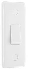 BG 847 Moulded Round Edge | White | 1 Gang 10A 2 Way Architrave Switch