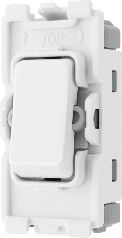 BG RPCDW13 Evolve Grid White 20A 20AX Intermediate 1 Pole...– The ...