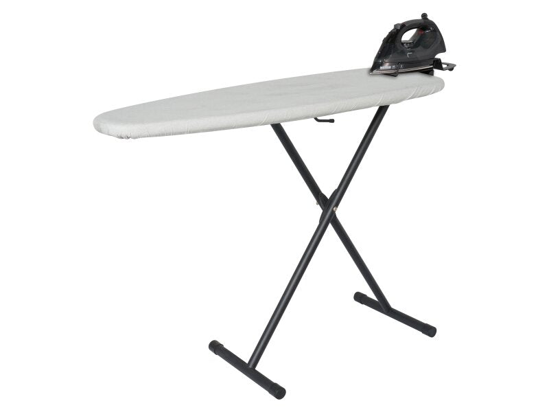 Corby Oxford Ironing Centre in Light Grey with Sherwood 2000W Steam Iron - UK Plug