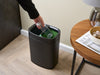 Corby Newport Dual Recycling Bin in Black