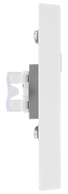 BG 9RJ45/2 Moulded Square Edge | White | 2 Gang RJ45 Screw Terminal Telephone Socket
