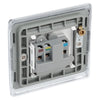 BG Nexus Metal Polished Chrome 2A Unswitched Socket NPC28W