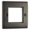 BG Nexus Black Nickel Double Secondary Touch Dimmer Switch Grey Inserts