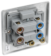 NBS74 Back - This 45A single switch for cookers from British General is double poled for safety and has a flush power indicator.