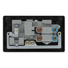 BG Evolve Matt Grey 45A Switch 13A Switched Socket Cooker Control Unit PCDMG70B with 25mm Steel Back Box