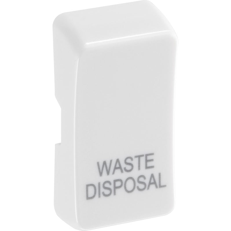 BG RRWDISW Nexus Grid | White | 'WASTE DISPOSAL' Rocker
