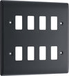BG RPM8 Nexus Grid Part M | 8 Module Front Plate