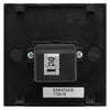 BG Nexus Matt Black 1 Gang HDMI Socket Black Insert
