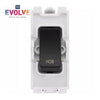 BG Evolve Black RRHBPCDB 20 Amp Double Pole Appliance Grid Switch Labelled Hob