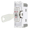 BG R12EL Nexus Grid White 20A 20AX 2 Way 1 Pole EMG LTG TEST Key Switch Module