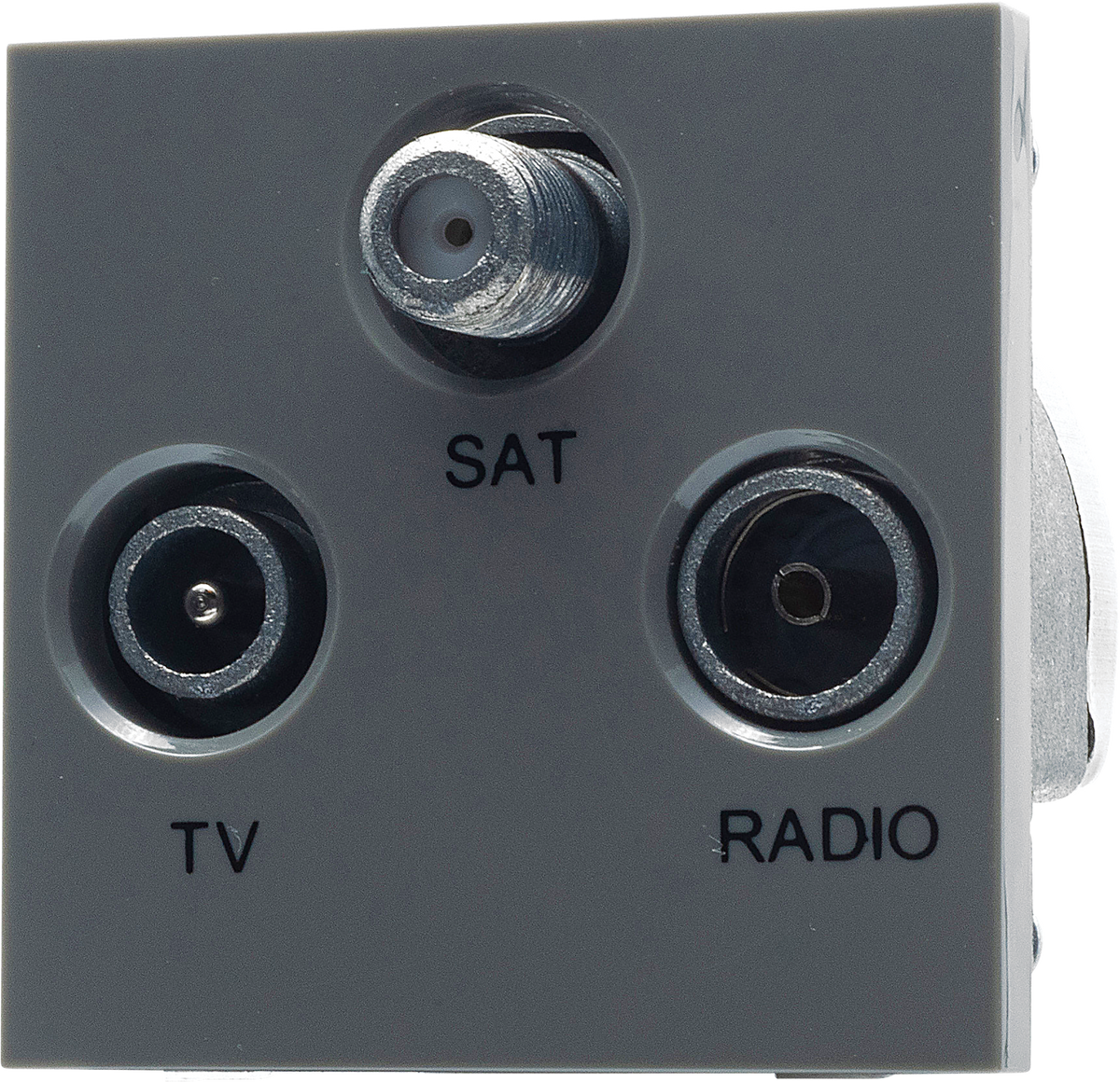 BG Nexus Grey EMTVFMSATG Triplexed TV/ FM DAB/ SAT TV Outlet Euro ...