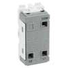 BG RPCDW12EL Evolve Grid White 20A 20AX 2 Way 1 Pole EMG LTG TEST Secret Key Switch Module