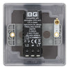 BG Nexus Antique Brass 200W 2 Way Single Trailing Edge Dimmer Switch NAB81 with 25mm Steel Back Box