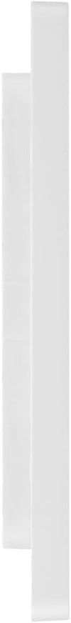 BG Evolve PCDBS94W Single Blank Plate - Brushed Steel (White)