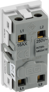BG EMSW13W Euro Module 10AX Intermediate Switch - White